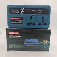 Onduleur intelligent à batterie lithium 18-21V, alimentation de charge AC220V/Type-C et double interface USB 5V pour moteur