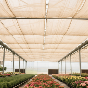 Op Maat Gemaakte Beige Zonwering Netto Kasschakeringnet Hdpe Agrarische Kas Kweekschaduwdoek - Product Image 1