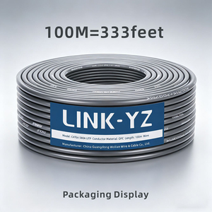Câble Ethernet LAN intérieur torsadé LINK-YZ 580P Cat 6a SFTP OFC CU <span class=keywords><strong>PC</strong></span> 23AWG Gigabit, câble de communication POE CAT6 - Product Image 2