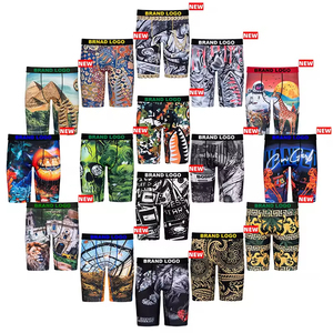 Calzoncillos bóxer personalizados para hombre, de poliéster, de secado rápido, con estampado por sublimación, ropa interior personalizada con logotipo - Product Image 1