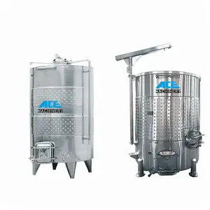 Tanque de fermentación de vino, acero inoxidable, 4000L, 5000L, 6000L, gran oferta