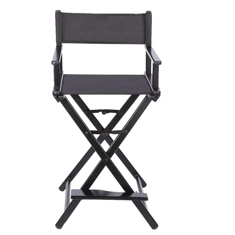 Klappbarer Aluminium-Make-up-Stuhl im Freien Leichter tragbarer klappbarer Camping Directors-Stuhl Masken bildner stuhl