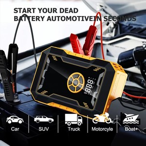 12V 12000mAh Herramienta <span class=keywords><strong>de</strong></span> emergencia para automóvil Jumper Start <span class=keywords><strong>Batería</strong></span> <span class=keywords><strong>de</strong></span> litio portátil Jump Starter con compresor <span class=keywords><strong>de</strong></span> neumáticos con Inflador <span class=keywords><strong>de</strong></span> neumáticos - Product Image 2