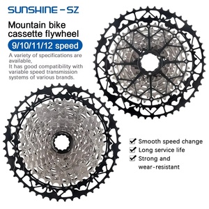 <span class=keywords><strong>Cassette</strong></span> SUNSHINE para Bicicleta de Montaña, 9, <span class=keywords><strong>10</strong></span>, 11, 12 Velocidades, Piñón Libre Extra Ligero 40, 42, <span class=keywords><strong>45</strong></span>, 46T, 48T, 50T, 52T para Shimano HG - Product Image 1