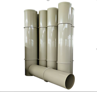 SCEELAB Conduit rond ignifuge en PP, anti-corrosion, pour usage industriel, hospitalier, atelier, design contemporain, usage commercial, laboratoire