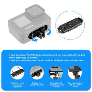 Base Magnética Plegable para Dedos PULUZ Ultimate para <span class=keywords><strong>GoPro</strong></span> HERO12/<span class=keywords><strong>11</strong></span>/10/9/8/Max, Soporte de Aleación de Aluminio de Liberación Rápida - Product Image 3