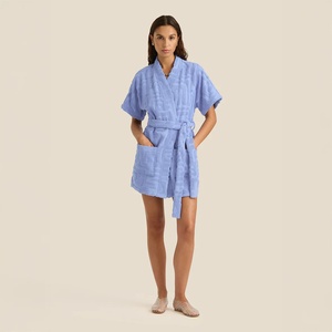 Su misura logo goffrato asciugamano Texture <span class=keywords><strong>Jacquard</strong></span> in cotone <span class=keywords><strong>accappatoio</strong></span> per il gioco da spiaggia all'aperto - Product Image 4