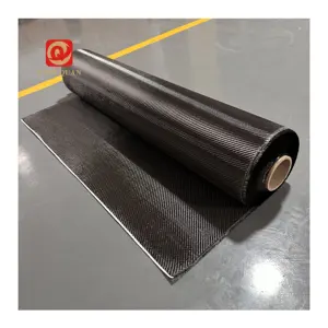 High-quality 3k 6k 12k Black Twill Weave Carbon Fiber Fabric Cost-effective 100% Prepreg Carbon Cloth