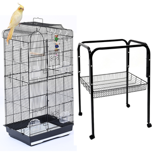 Commercio all'ingrosso di metallo di grandi dimensioni gabbie per uccelli all'aperto voliera per pappagalli canarini gabbia di allevamento di uccelli in scatola in vendita - Product Image 4