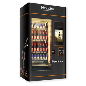 Distributeur automatique d'alcool, vin, bière, champagne avec élévateur, paiement sans espèces et acceptation de billets et pièces, OEM Age Hyj-mc12 - Product Image 4