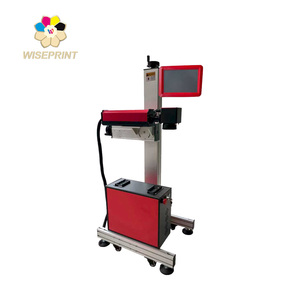 Machine de marquage laser fibre industrielle 40W, codeur de date d'expiration en ligne pour le marquage d'images sur les bouchons en aluminium, les pièces métalliques et les bouteilles - Product Image 1