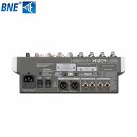 Vente directe d'usine, console de mixage audio professionnelle XENYX X1204USB 8 canaux, effets intégrés, égaliseur 3 bandes, contrôleur DJ USB