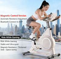 Vélo d'exercice électromagnétique d'intérieur avec cadre amovible et durable, équipement de fitness domestique de haute qualité
