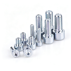 High Strength Carbon Steel GB70.1 Hex Socket <b>Cap</b> Head Screw, Full Thread Hexagon Socket Cylinder Head <b>Bolt</b> - Product Image 1