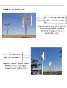 도매 50kw 핫 <span class=keywords><strong>VAWT</strong></span> 하이브리드 태양광 풍력 발전 시스템 가정용 풍력 및 태양광 에너지 발전 시스템 5000W 정격 출력 - Product Image 4