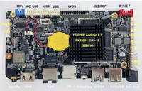 Carte mère intelligente Android RK3399, système d'exploitation Android 14, processeur quadricœur, boîtier TV Ultra HD, carte PCBA, assemblage de carte de circuit imprimé