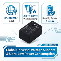 Module AC/DC Mini DIP Mornsun LD10-23B03R2 10W 3.3V 2600mA, isolation 4000V, large plage d'entrée, CAT III, pour carte de circuit de capteur de maison intelligente