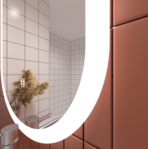 Miroir de salle de bain LED 24 x 36, miroir lumineux plus brillant avec éclairage, miroir éclairé à l'avant et à l'arrière pour salle de bain, 3 couleurs réglables - Product Image 6