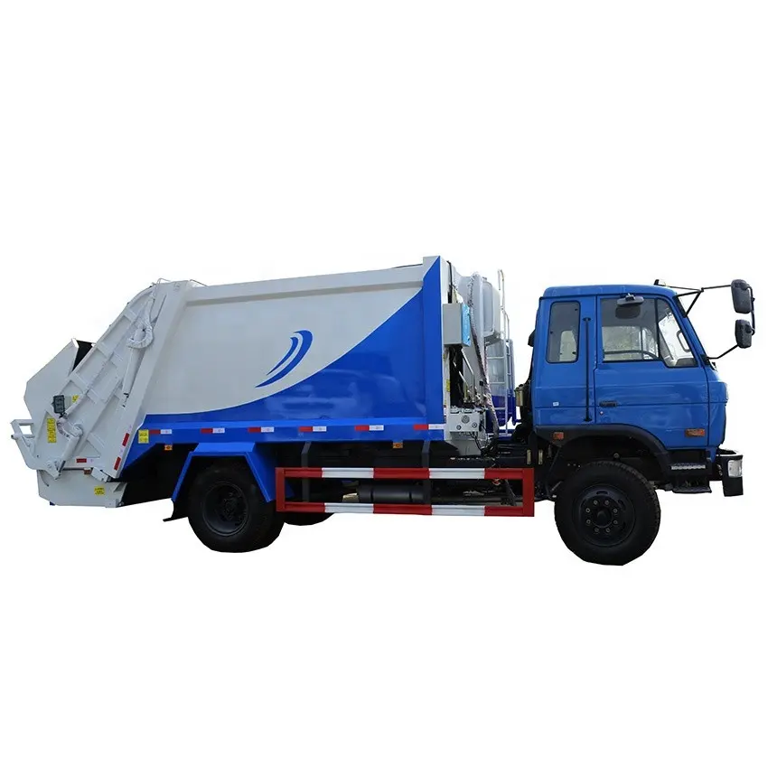 Good Quality Colors Design DongFeng 12 Tons New Diesel 4x2 Medium Compression Refuse Collector Garbage Truck