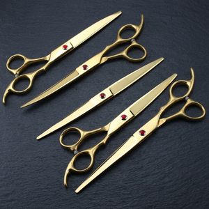 Ciseaux de coiffure professionnels droits en acier inoxydable, tranchants, de 6 pouces, pour couper et effiler - Product Image 3