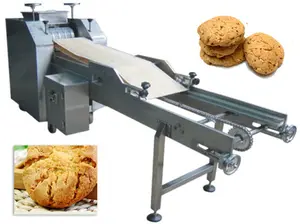 Ticari yumuşak çerez bisküvi yapma makinesi ceviz tatlı kek pres makinesi