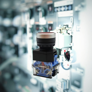 La38 tự khóa và tự đặt lại nút nhấn tạm thời không thấm nước IP67 Cấu trúc điện tử 22mm - Product Image 5