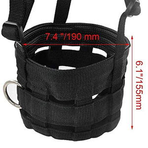 Masque facial en toile pour cheval 19-15,5 cm, anti-morsure, équipement équestre - Product Image 3