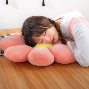 SKEight Petal Flower Seat Cushion Round Down Cotton Pressure Relief For <b>Chair</b> <b>Desk</b> Office Home Use Solid Color Hand Washable - Product Image 2