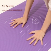 Tapis de yoga NBR extra large et épaissi, tapis de danse et de fitness ultra-long de 183 cm, épaisseur 2 cm, matelas de sol personnalisable certifié