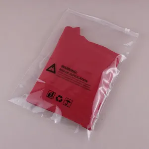 custom PE plastic zipper packaging bag clear transparent bag Plastic packaging for clothe zipper zip lock package bags