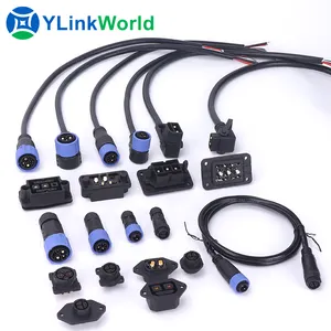 m20 m25 2+0 3+0 2+3 2+4 2+6 2+1+5 2+0+5 2+1+3 connector IP67 cable 2 3 4 5 6 7 8 pin new energy electric bike battery connector