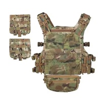 Gilet de chasse tactique personnalisé à dégagement rapide avec pochette amovible pour la vente en gros