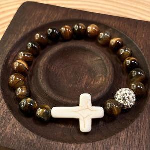 Pulsera de Piedra Natural con Cuentas de Vidrio Coloridas, Protección EMF, de Primera Calidad, Compatible con FBA, Lista para Comercio Electrónico - Product Image 4