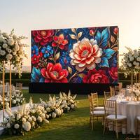 Pantalla LED P2.9 de Alquiler, 3x2m, Impermeable IP65, 8K HDR10, 5000cd/m de Brillo, para Exteriores, Bodas, Escenarios, Conciertos, Panel de Video Wall