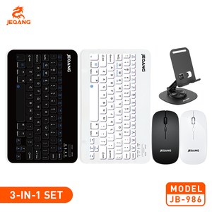 Jeqang-986 nóng bán 3n1 Combo Arabic bàn phím chuột điện thoại chủ BT nhiều chức năng mới thuận tay phải siêu mỏng không thấm nước - Product Image 6