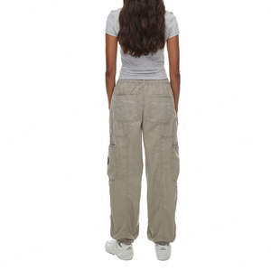 Wholesale New Design <b>Women</b> Fashion <b>Cargo</b> Pocket <b>Pants</b> Loose <b>Baggy</b> Trousers <b>Women</b> <b>Cargo</b> <b>Pants</b> - Product Image 6