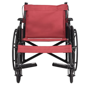 Manual Wheelchair <b>Folding</b> Lightweight High Carbon Steel For Elderly Disabled Persons With <b>Commode</b> Feature - Product Image 5
