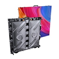 Écran LED périmétrique P8 pour stade extérieur 960x960mm, boîtier en fer pour publicité sur terrain de sport