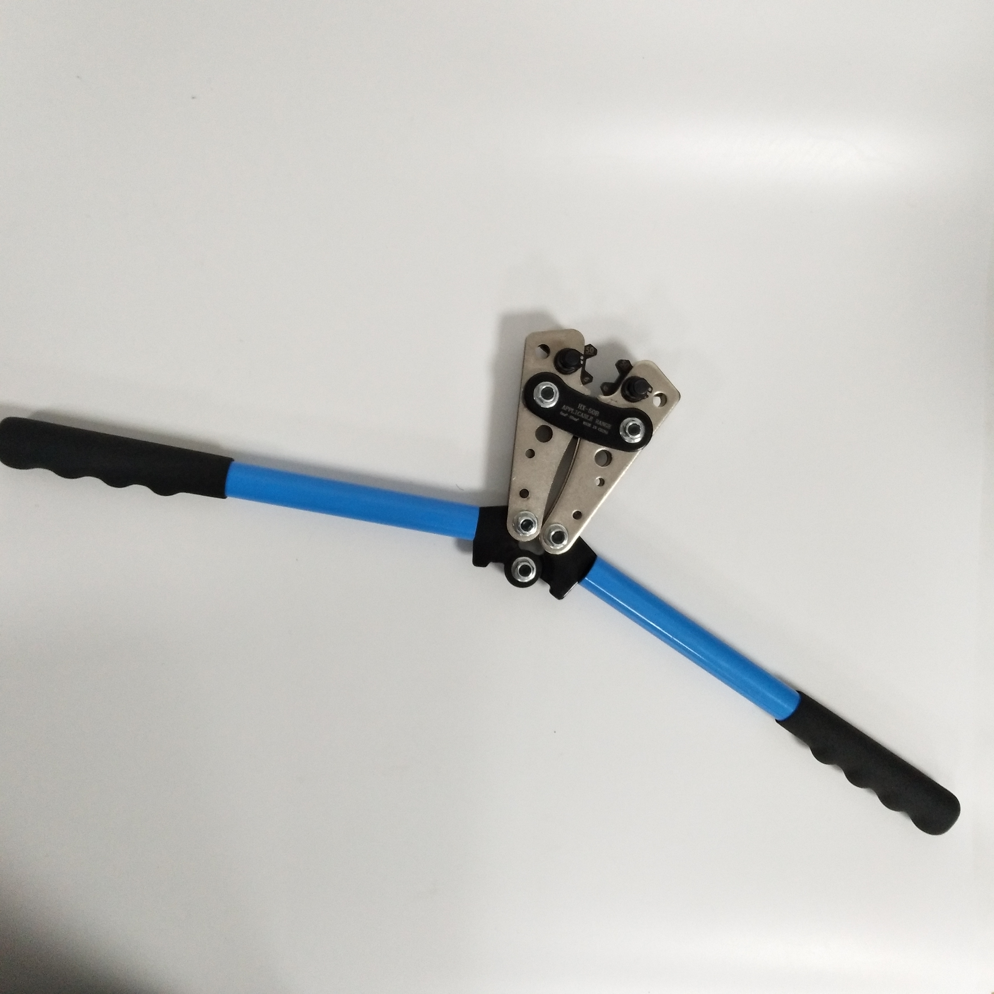 HX-50B Wire Terminal Crimping Tool 6-50mm2 Heavy Duty Cable Lug Crimper Plier Cu/Al Terminal Ratchet (AWG10-1/10)