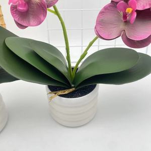 Orquídea Phalaenopsis Paulon en Maceta de 35 cm de Altura, Flor Artificial para Decoración del Hogar, Exterior, Accesorios para Fotografía de Bodas - Product Image 4