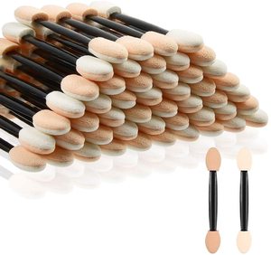 Disposable Double End Eyeshadow Sponge Applicator Travel Soft Mini <b>Eye</b> Makeup Brush - Product Image 2