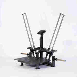 Máquina de remo y tracción de espalda con carga de placas para entrenamiento de fuerza de espalda y pecho, equipo de fitness comercial para gimnasio DH-1131 - Product Image 1