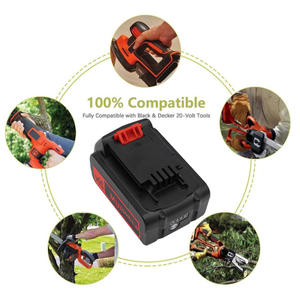 5.0ahブラックおよびデッカーツールリチウム交換用パワーパックドリルコードレスリチオンブラックおよびデッカー18Vバッテリー - Product Image 6