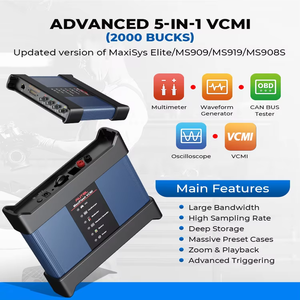 Escáner de Diagnóstico Universal Maxisys MS919 para Automóviles Diésel, Programación de ECU, Pantalla Táctil de 9.7 Pulgadas, Android 7.0, OBD-II de 16 Pines - Product Image 4