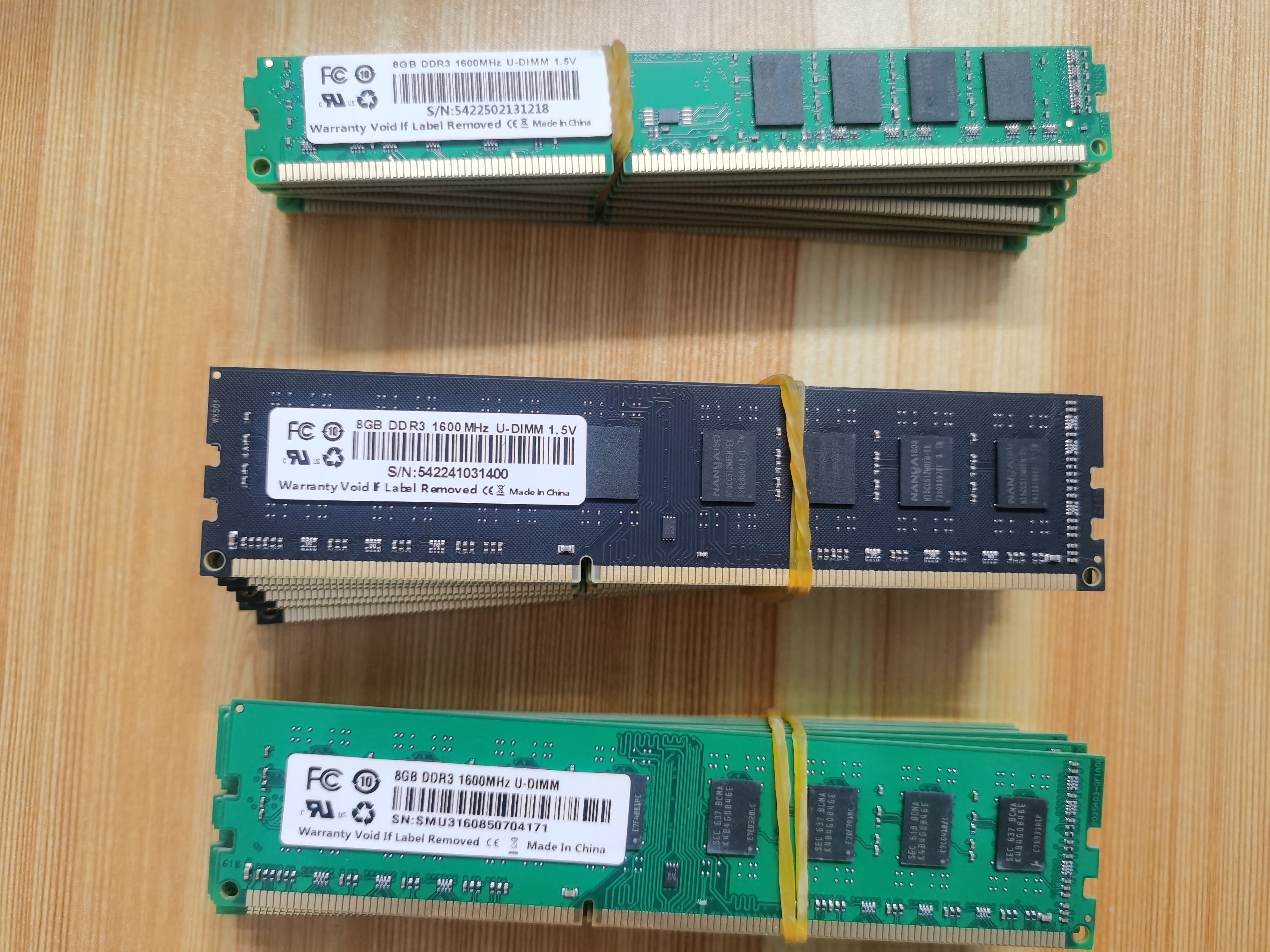 DDR3 8G 1600 Vert fin