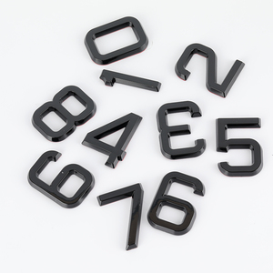 Adesivo in plastica Abs personalizzato all'ingrosso nero lettere <span class=keywords><strong>auto</strong></span> cofano <span class=keywords><strong>auto</strong></span> lettere adesivo <span class=keywords><strong>per</strong></span> <span class=keywords><strong>auto</strong></span> - Product Image 5