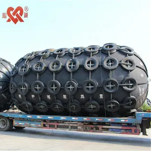 Yokohama Type Pneumatic Marine Rubber Boat Fender Vessels Fishing Boats Used Pneumatic Rubber Fender With Chain And Tyre Net