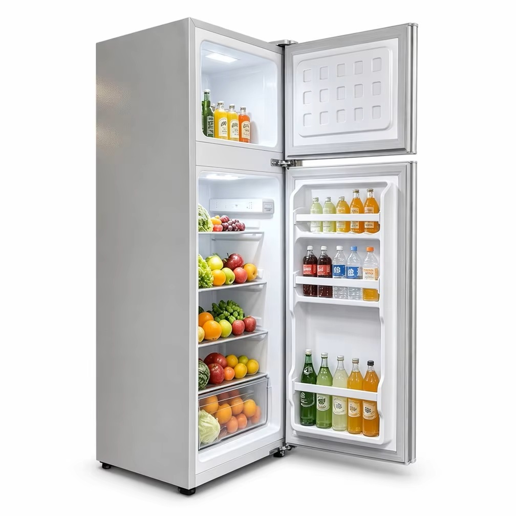 158L Mini Top-Freezer Refrigerator – Compact Double-Door Fridge for Dorm, Office & Small Rooms - View 2