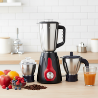 Hoge kwaliteit elektrische 1000W 3-in-1 draagbare blender/fruitmixer, onbreekbare 2L PC-beker, lekvrij, eenvoudig te reinigen, voor buitengebruik