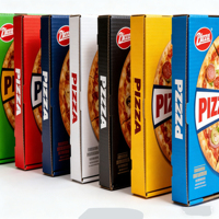 Boîte à pizza blanche avec logo personnalisé, 10 à 12 pouces, boîtes en carton ondulé de qualité alimentaire, biodégradables, recyclables, vente en gros, imprimées